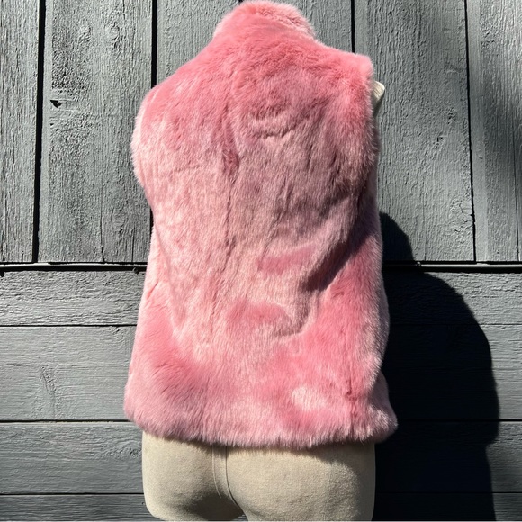 J.Crew Faux Fur Vest, Dusty Rose, NWOT - Picture 5 of 15